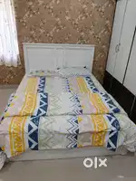 Queen size bed(3year old) with storage
