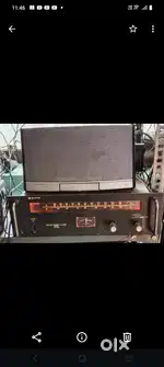 Bose inbuilt amp, speaker & saniyo vintage fm/am tuner