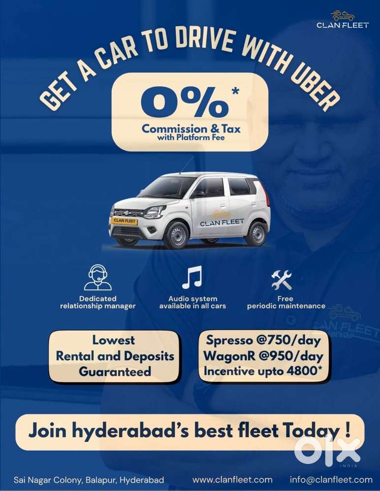 Driver wanted uber /Fleet /Rental