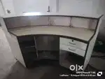 Half round counter for office