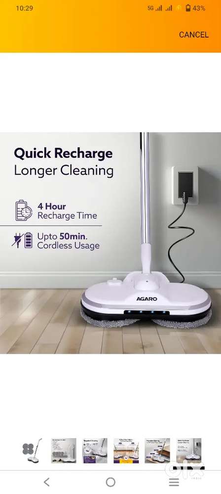 Electronic spin mop