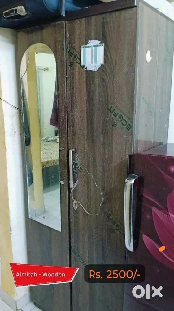 Wooden wardrobe