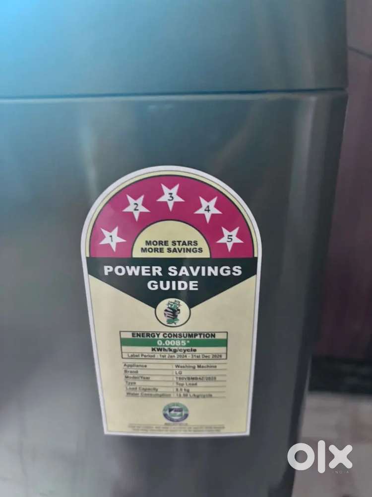 LG Top load automatic washing machine 8kg