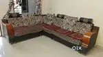Good condition L shape sofa set