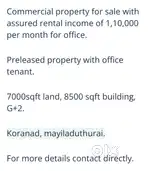 Commercial space for sale with rental income