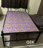 Metal Cot - 6.5 feet by 4 feet