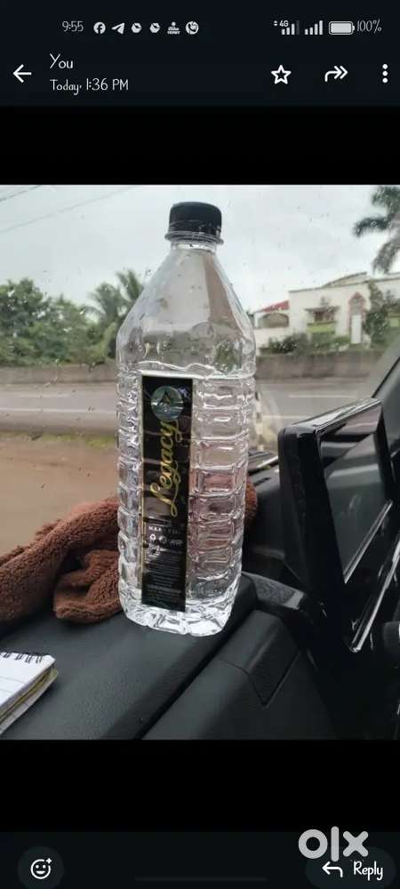 Sells man chaahiye pani Botel ka Oder lana h