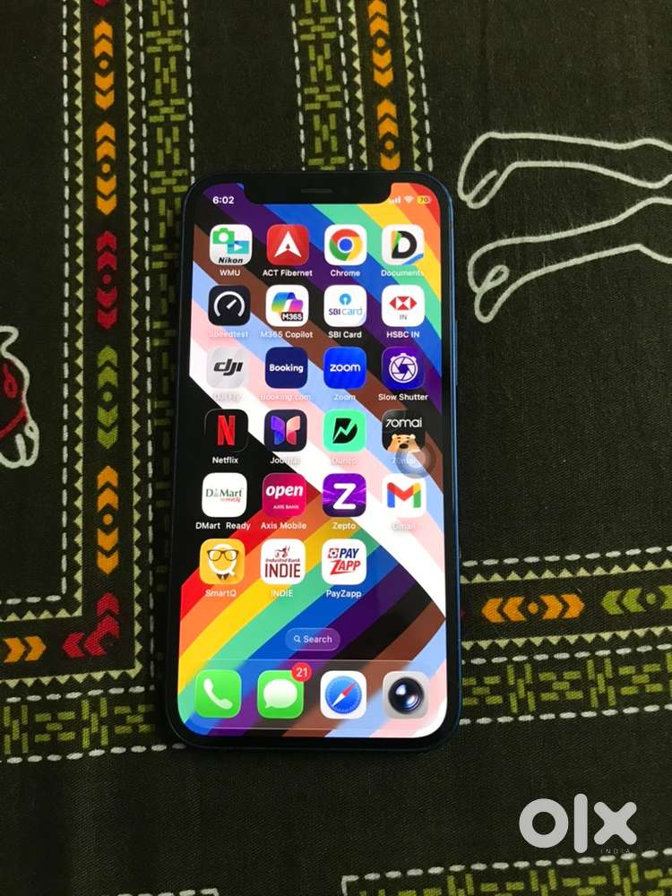 Iphone 12 mini 256 gb with original charging cable