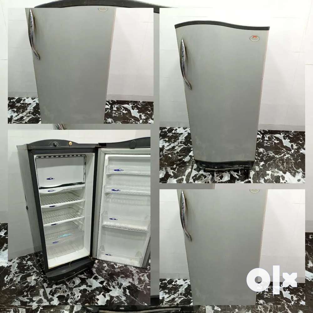 &₹#357;( godrej single door grey & black combination refrigerator