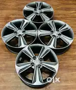 16 inch verna fluidic dual tone wheels Set of 4