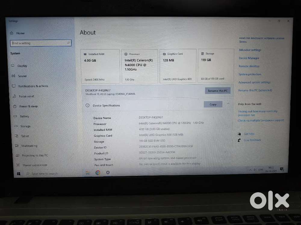 Sell AZUS LAPTOP