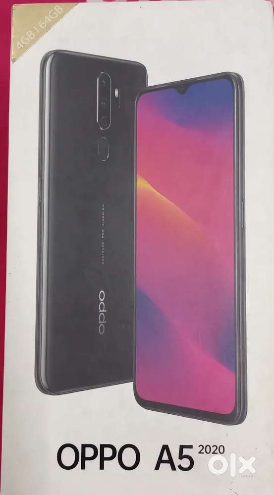 OPPO A52020  PHONE 4GB RAM 64 GB INTERNAL WITH BILL BOX AND CHARGER