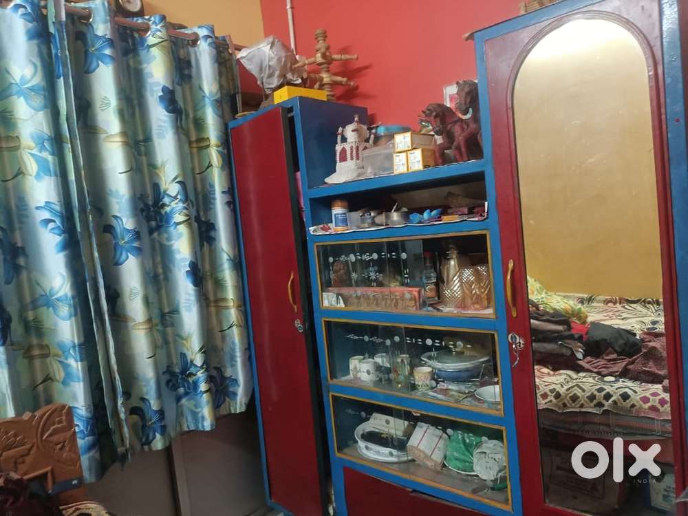 Almirah with mirror & Glass display