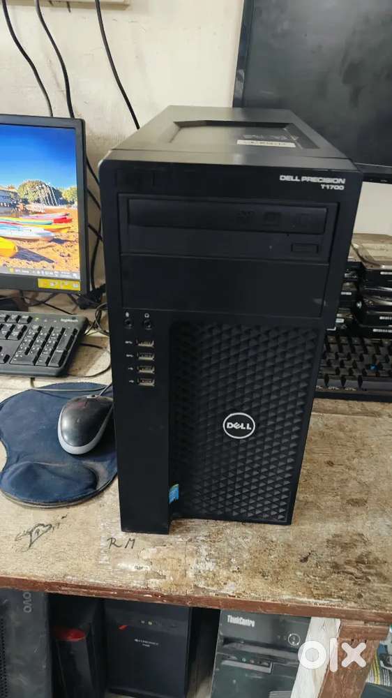Dell pc setup i5 4th gen 8gb ram 120gb ssd 500gb hdd 19inch lcd win10