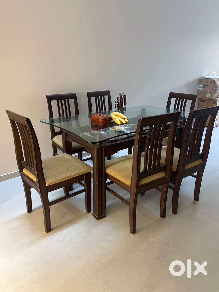 Wooden 6 chair Dining Table