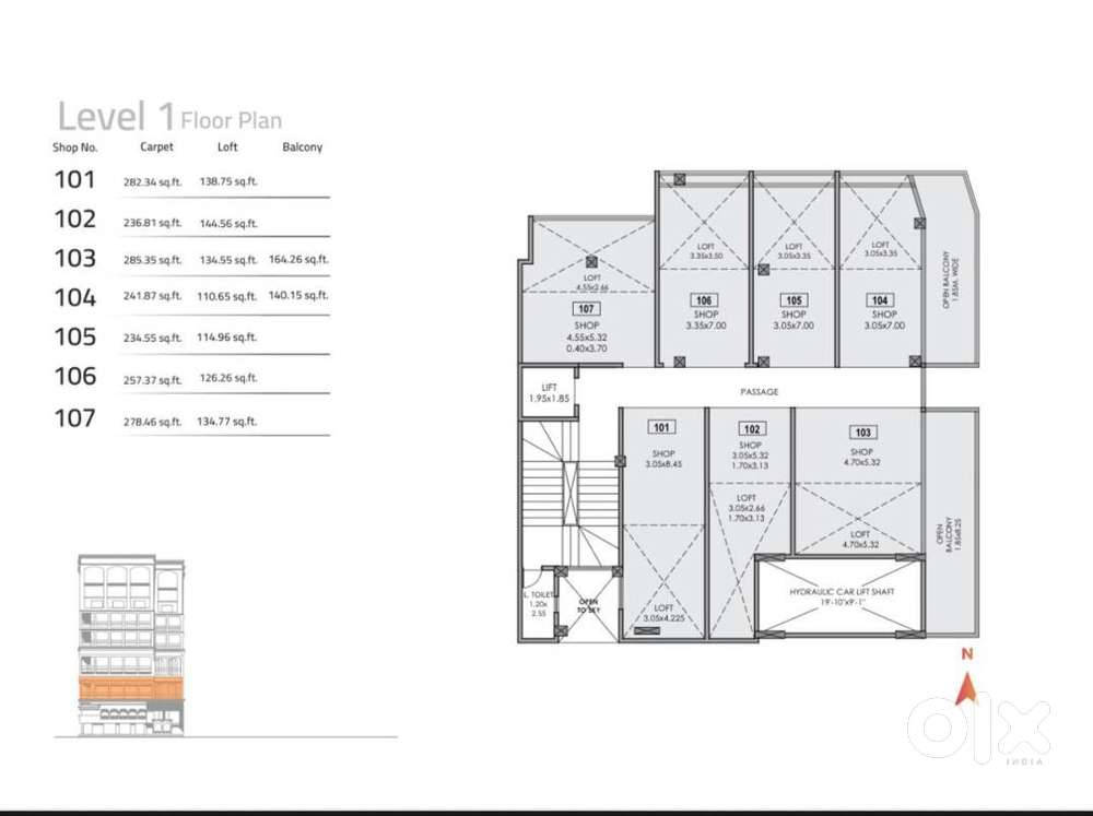 premium  commercial Shop is available on rent
