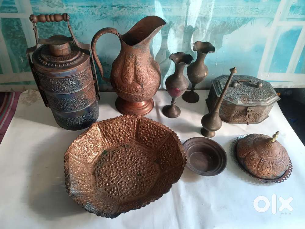 Vintage Handmade Copper Pots