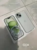 Grab iphone 15 in 256gb with box and box under warranty in budget
