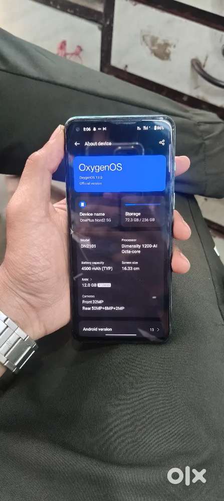 One plus Nord 2 12+12 Ram 256 internal storage