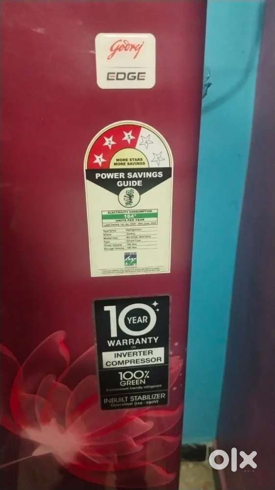 2022 model Godrej 190 litres Refrigerator for sale