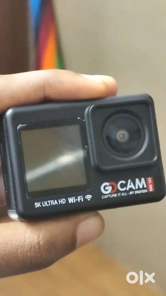 Digitek GoCAM 5K Ultra HD Action Camera – Dual Screen,48MP,Waterproof!