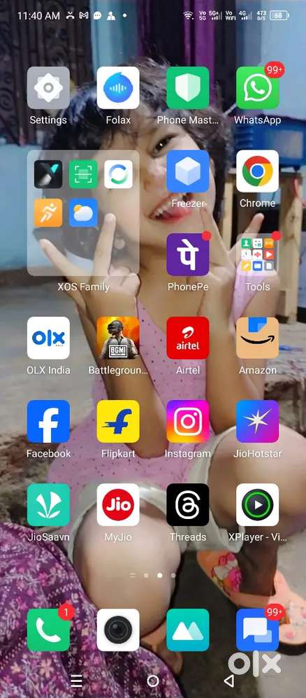 Infinix zero 5g 8/128 good conditions koi khrabi nahi hai charger box