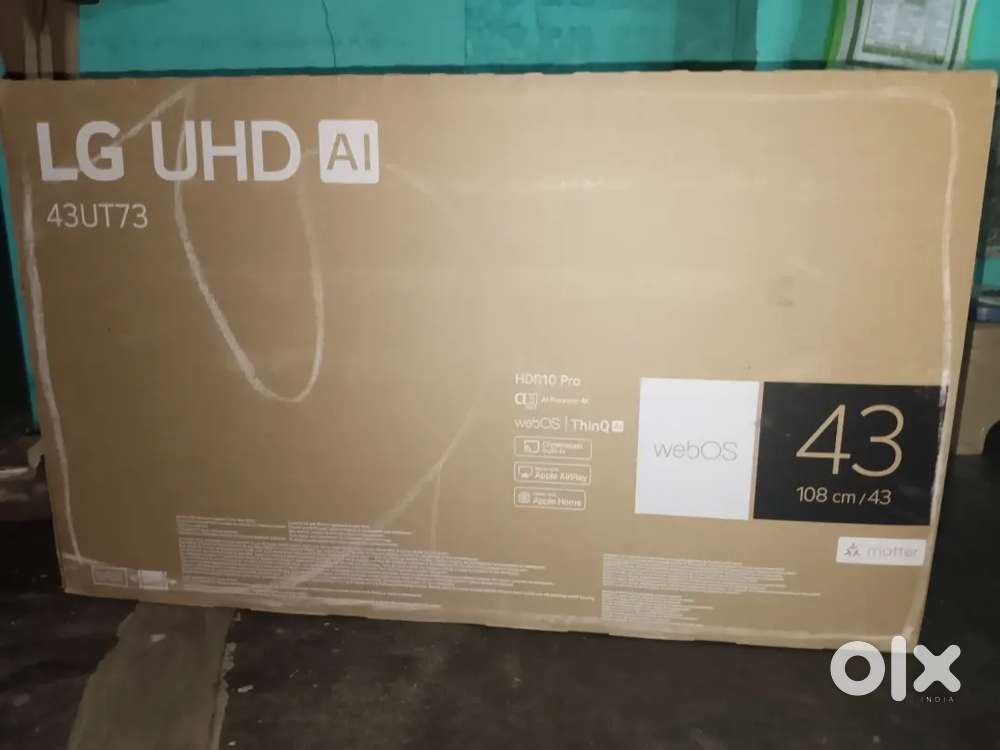 LG 43inch TV UHD AI model 43UT73