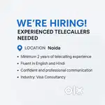 We’re Hiring Experienced Telecallers