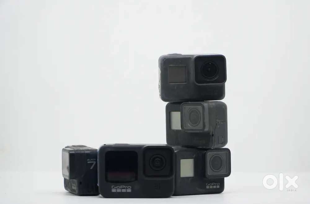 GoPro and antique cameras