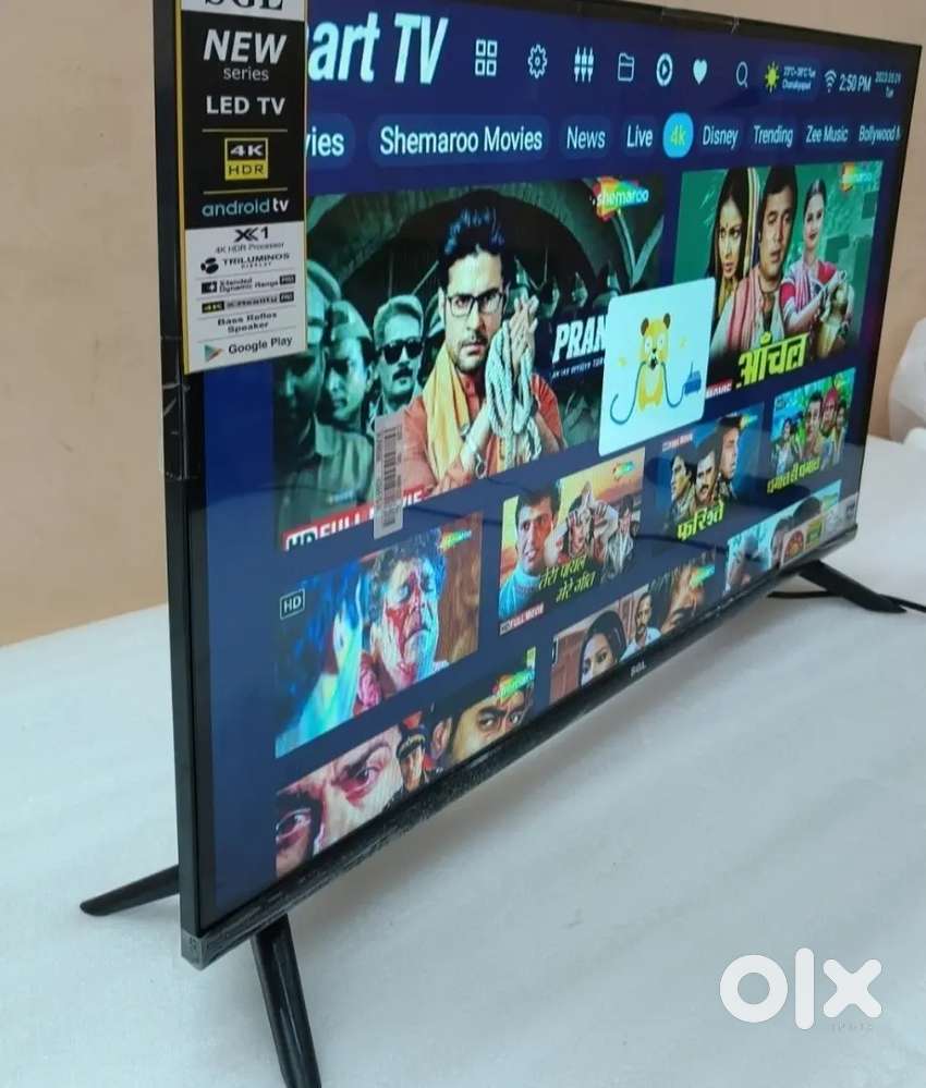 43 Google model tv under warranty with Bill and warranty Card