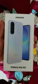 New mobile samsung a36 8gb 256 in bill box original available