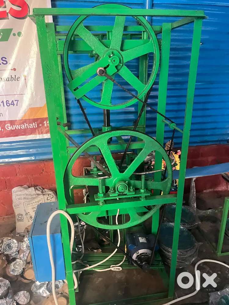 Disposable Plate and Dona making machin