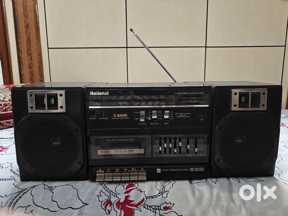 National Rx Cs 700 Tape Recorder with Radio