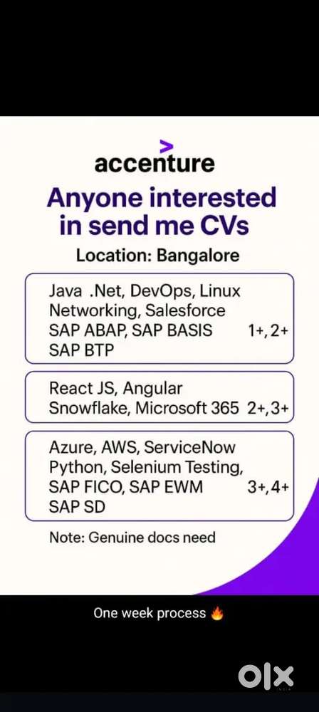 IT and Non IT jobs available for all