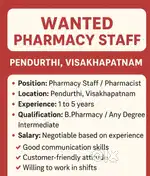 Wanted Pharmacist