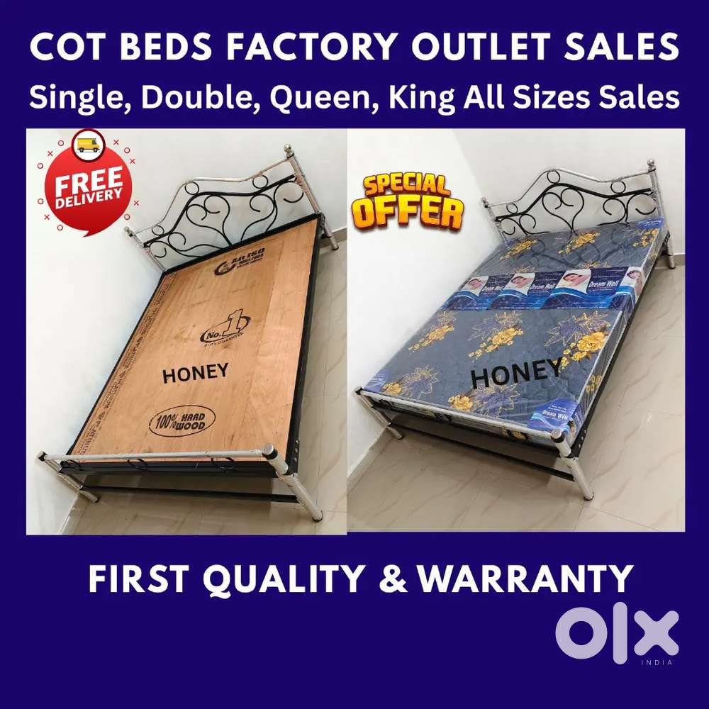 Kattil - Steel Cot Bed Mattresses Sales - Healthy sleep