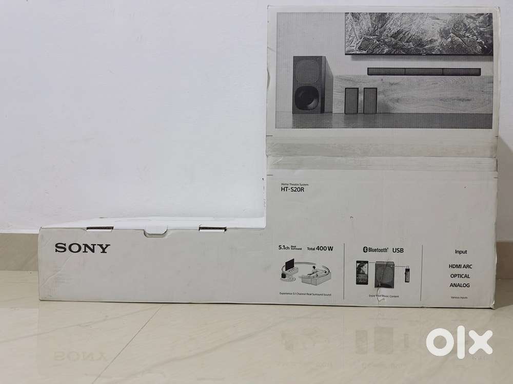 JUST BOX OPEN SONY H20R SOUNDBAR 1 YEAR WARRENTY OG BILL