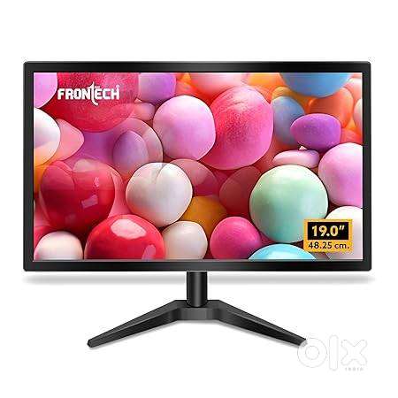 FRONTECH 19 Inch (48.25 Cm) LED Monitor with Supporting HDMI & VGA