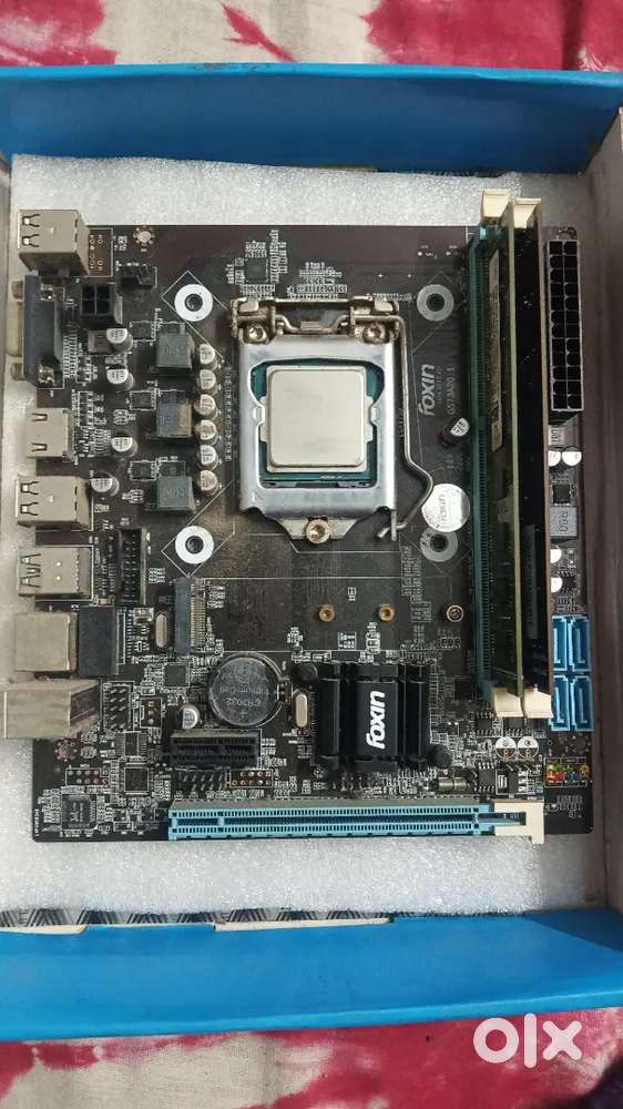 Motherboard with Processor, RAM, SSD and SMPS