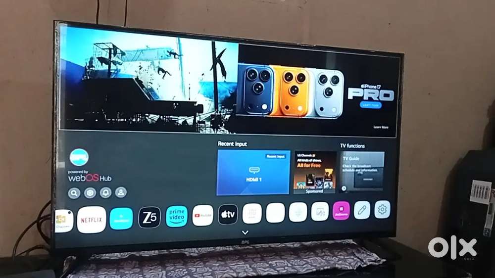 BPL smart Android 4k led tv 43 inch