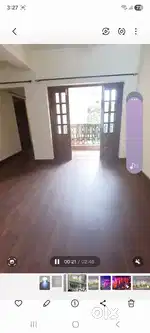 3bhk semifurnished flat for rent in miramar.