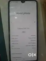 Galaxy A42 5G 4gp ram 128gp internal 5000 mah battery capacity
