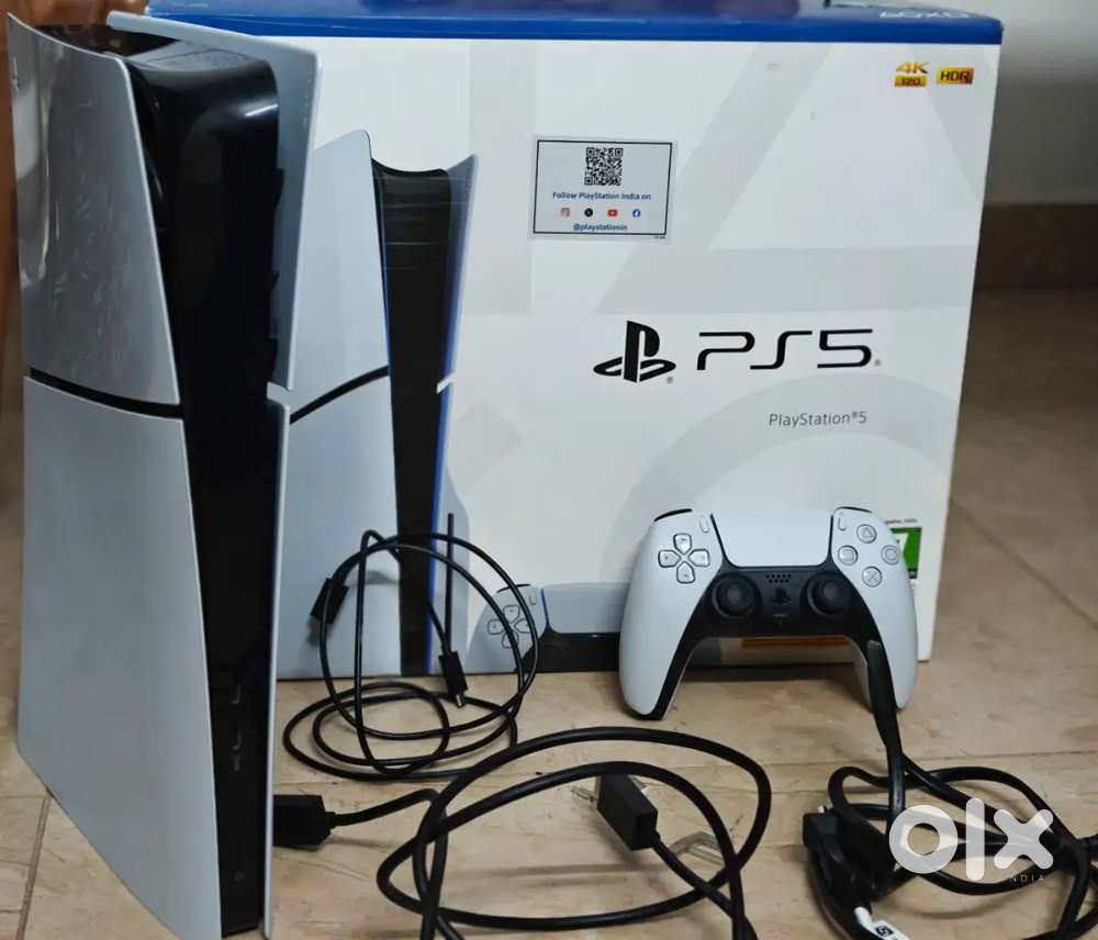 1 year rare used ps5 slim digital 1TB SSD