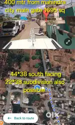 MAHINDRACITY VILLA PLOT 450 MTR FROM BUSSTOP