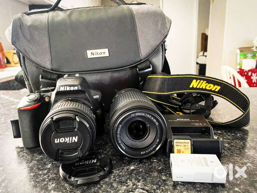 Nikon D3500 DSLR With Two Lens Kit 18-55mm & 70-300mm, Kanpur, Bilhaur