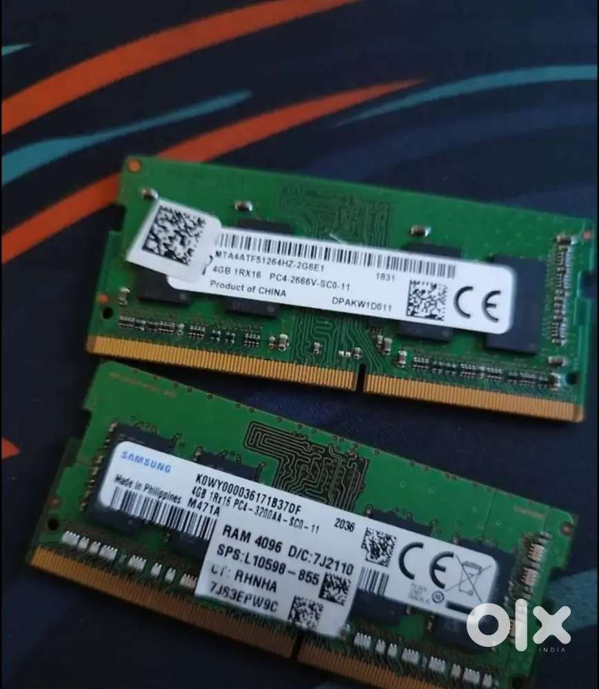 Samsung 4gb DDR4 3200mhz ram (2 sticks) 4x2