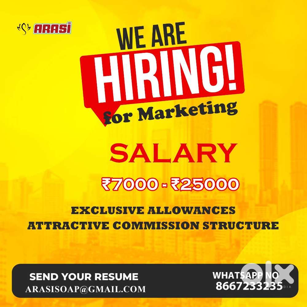 Hiring for marketing and sales