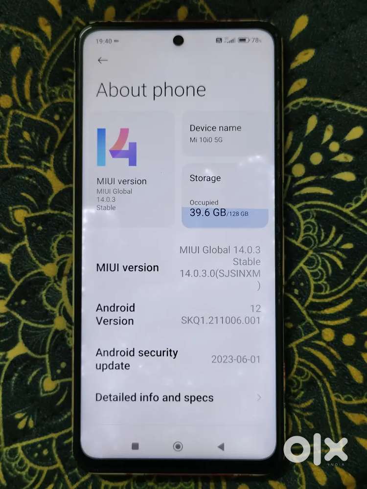 Mi 10i 5G 8gb128gb,white spots on screen