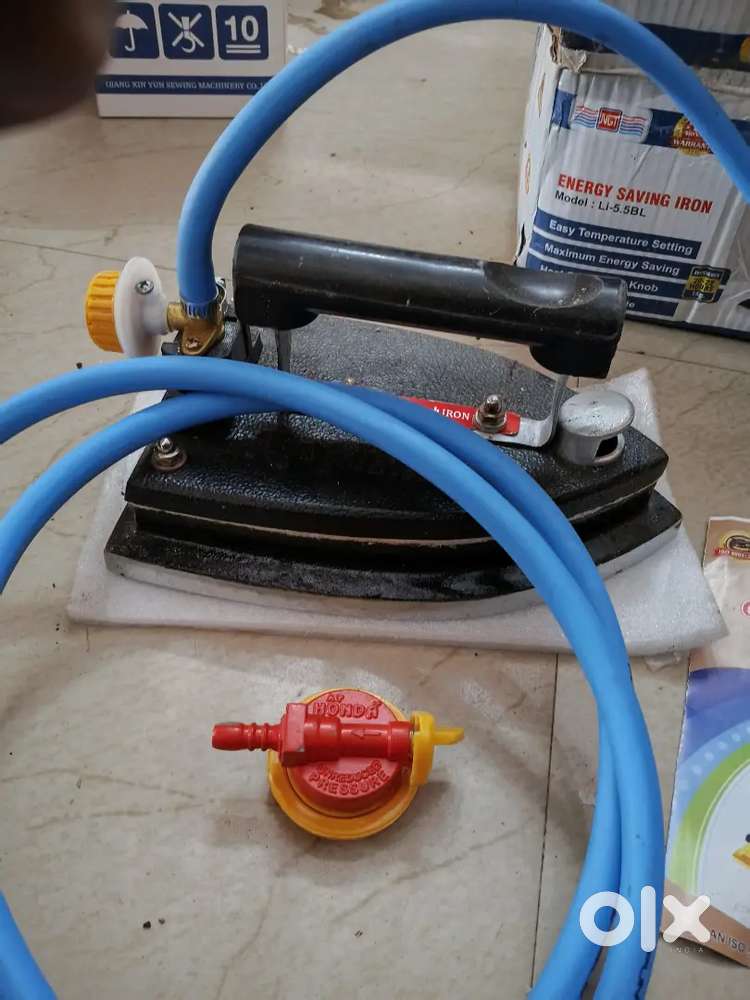 Electric steam iron box and lpg gas iron box for laundry