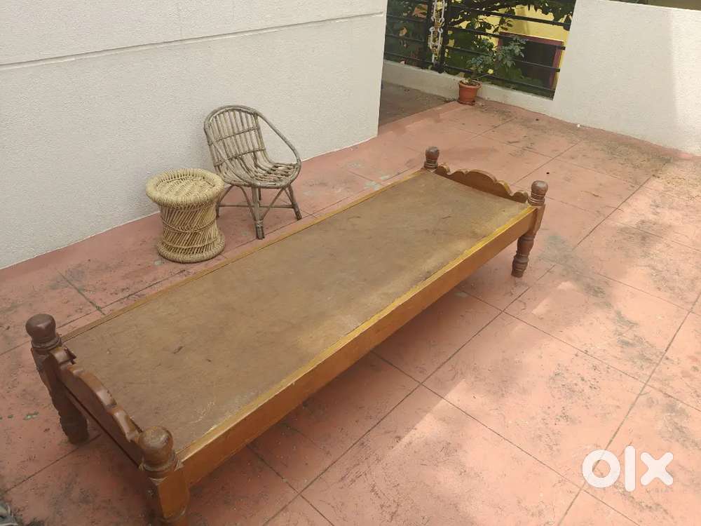 A Single Cot and Choir Stools